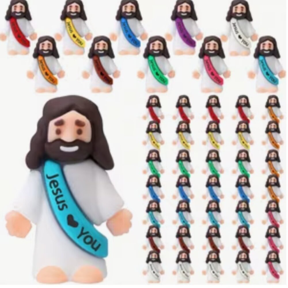 25 Little Jesus Figurines Everyone Needs a Little Jesus  NWOT Jesus Loves You